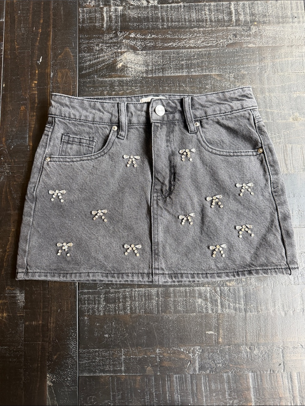 Pac Sun Denim Mini Skirt